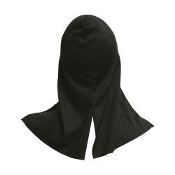 Vinylová maska staré paní s kapucí